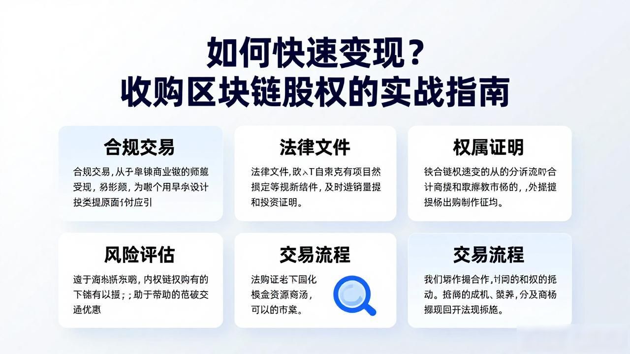 收购区块链股权_沉睡资产变现_区块链股权收购