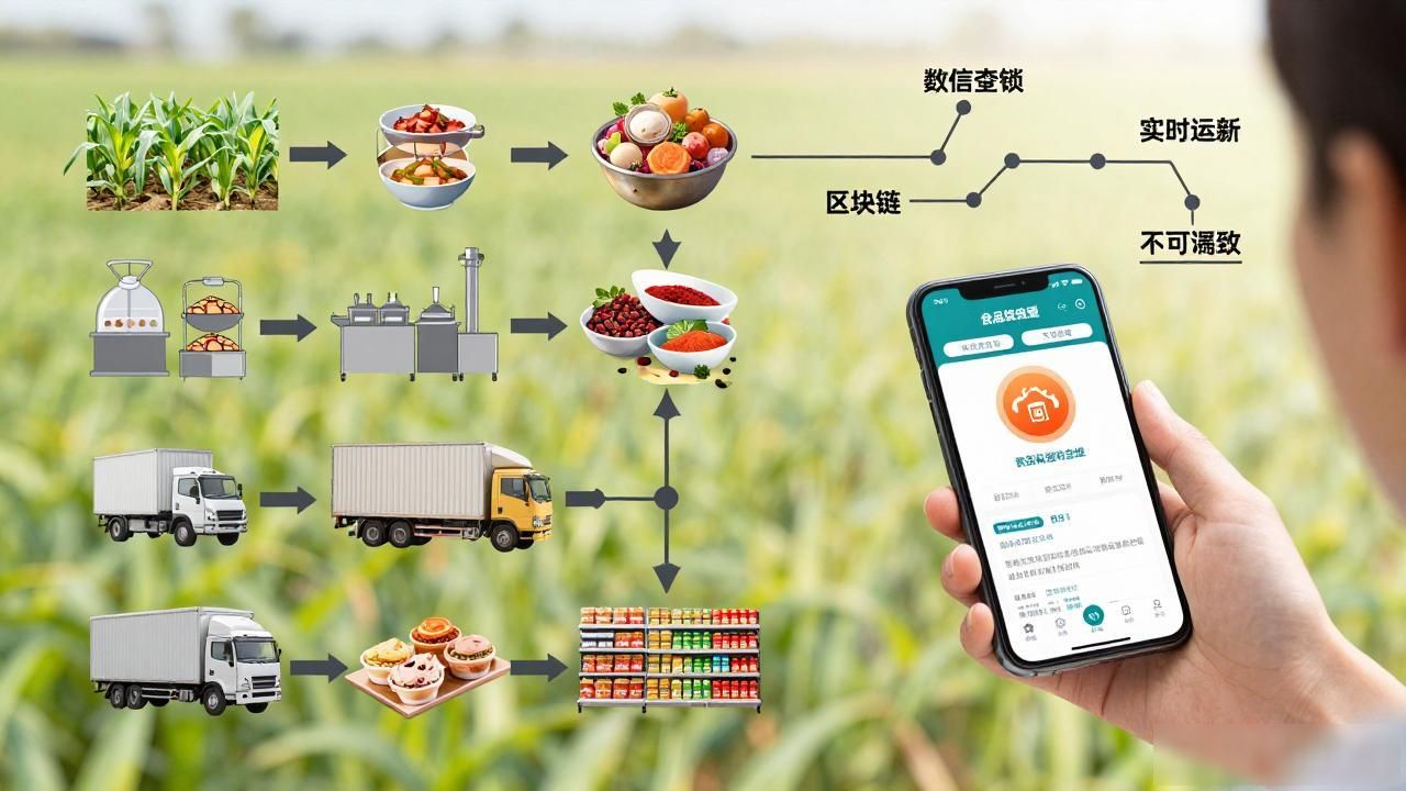 区块链如何应用食品_blockchain 有机食品 认证验证_blockchain 食品溯源 供应链透明度