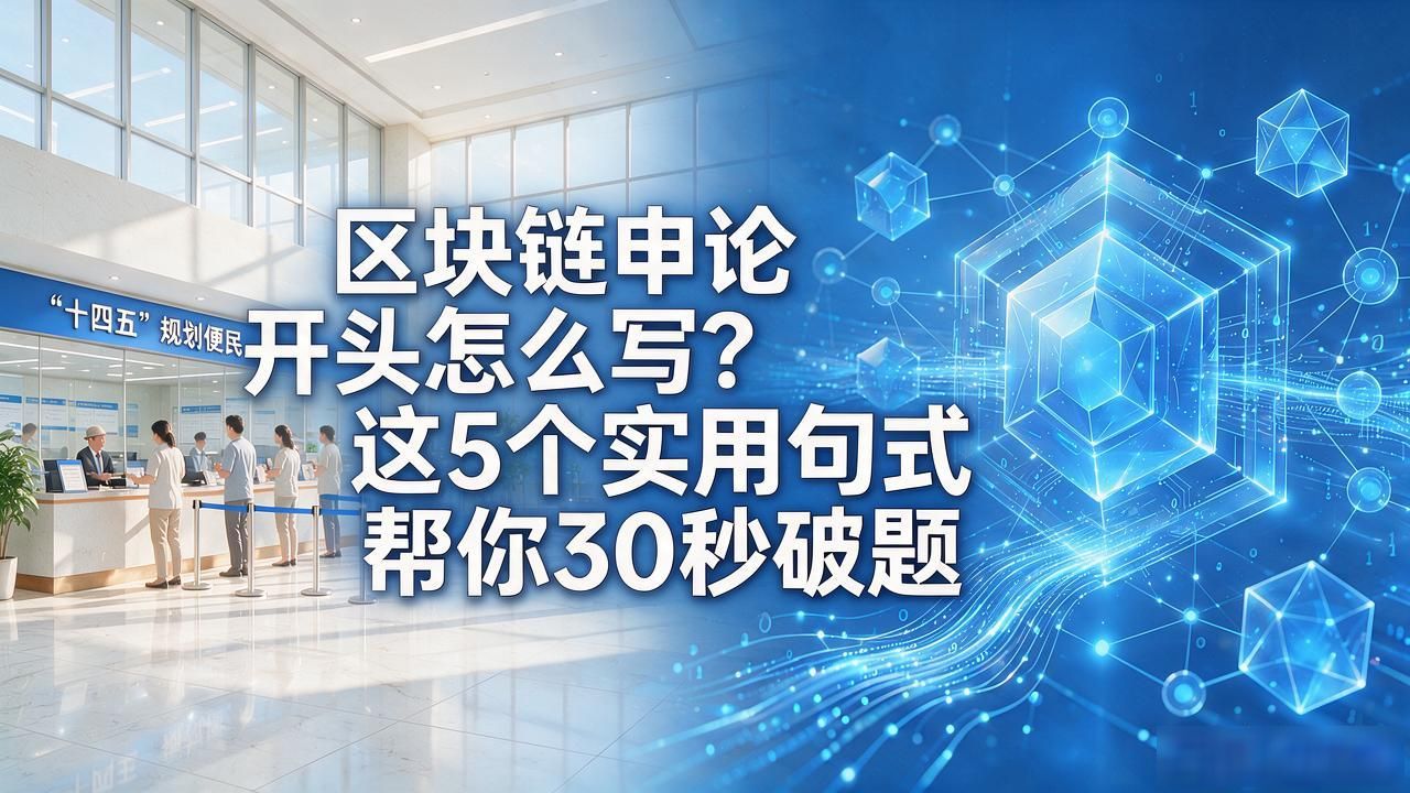 申论区块链开头技巧_区块链技术民生场景应用_区块链申论开头